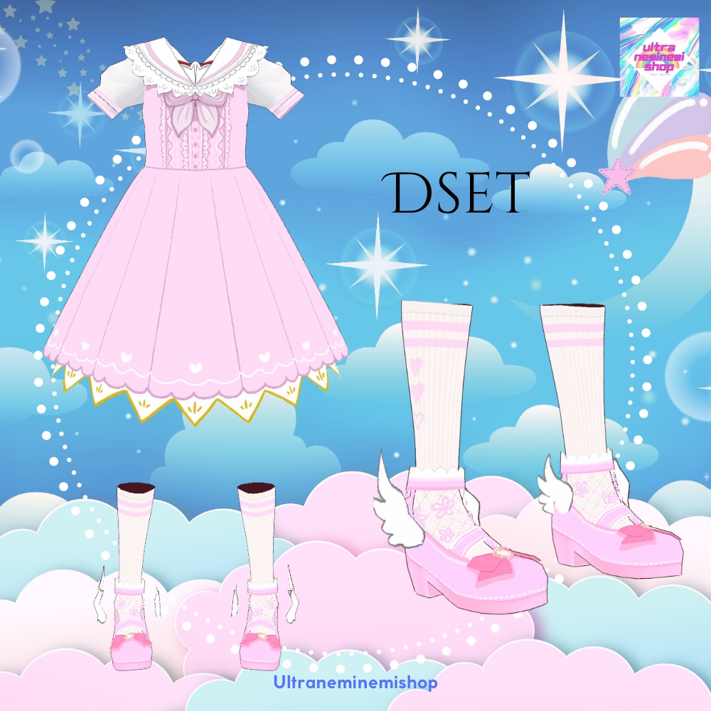 【Vroid】【全243通り】Girl's Secret Dress
