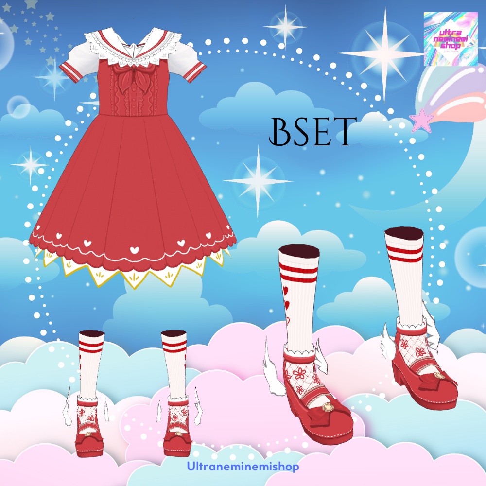【Vroid】【全243通り】Girl's Secret Dress