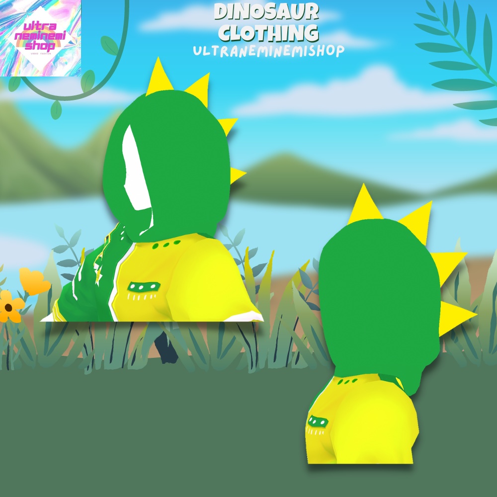 【Vroid】恐竜の服set