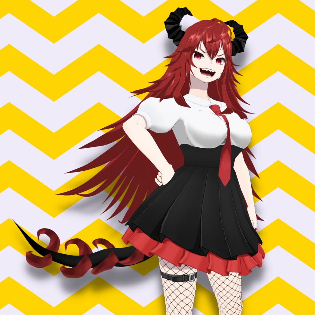 【VRM・.vroidfile】エヴィー(original3Dcharacter)