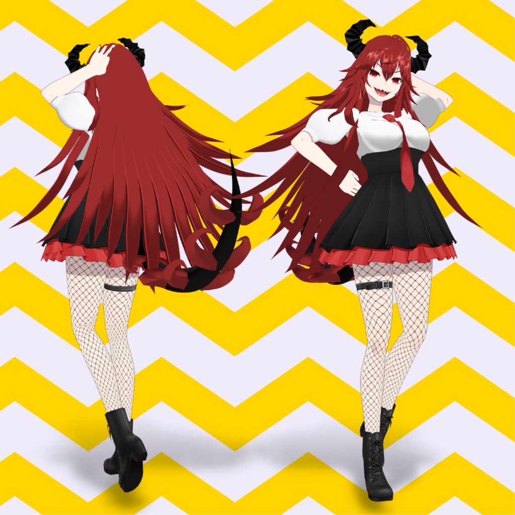 【VRM・.vroidfile】エヴィー(original3Dcharacter)