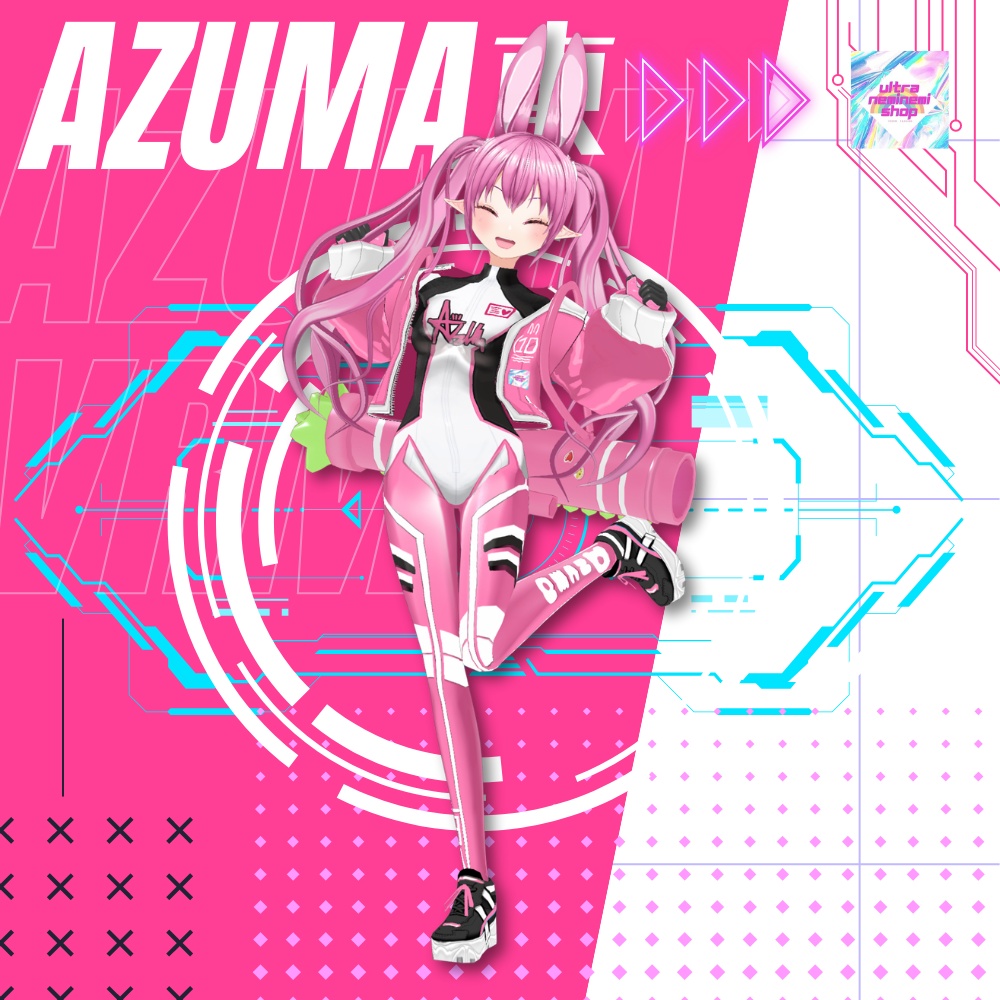 【VRM】アズマ(original3Dcharacter)