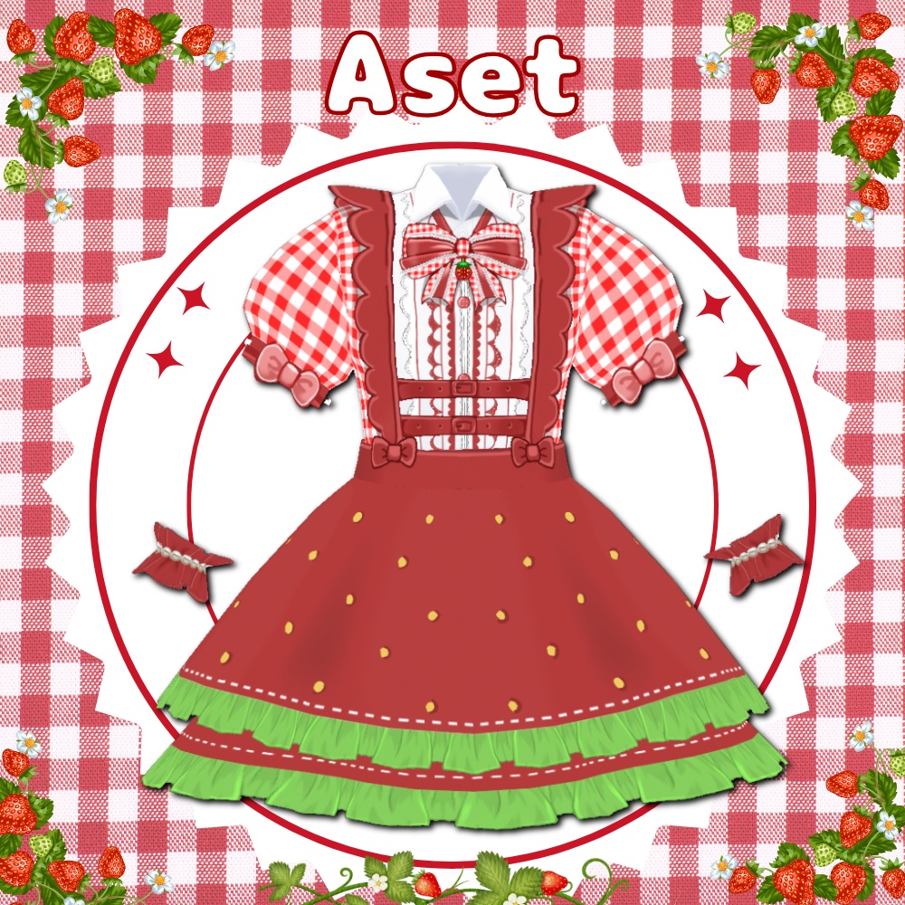 【Vroid】超カスタム★ストロベリーアイドル【ア・イ・ド・ル・計画】