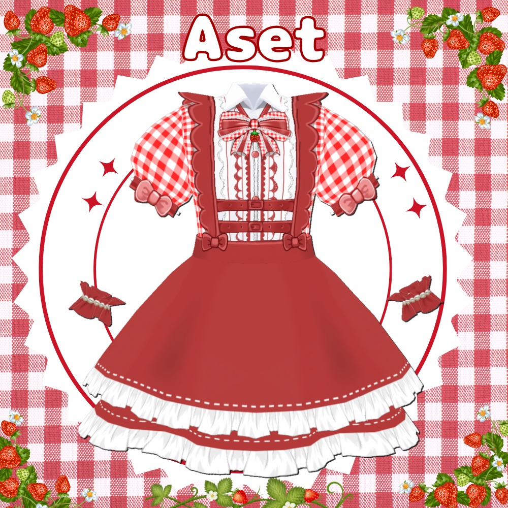 【Vroid】超カスタム★ストロベリーアイドル【ア・イ・ド・ル・計画】