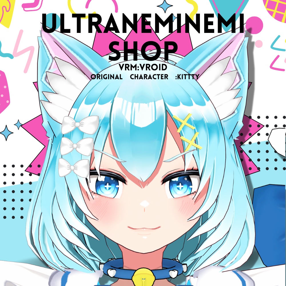【VRM】キティ/kitty(original3Dcharacter)