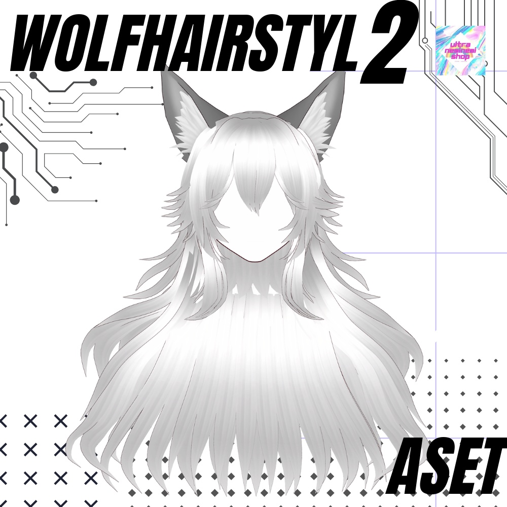 wolfhairpreset2【vroid】