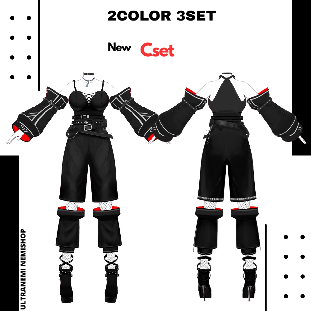 NEW!【vroid衣装】secretblack