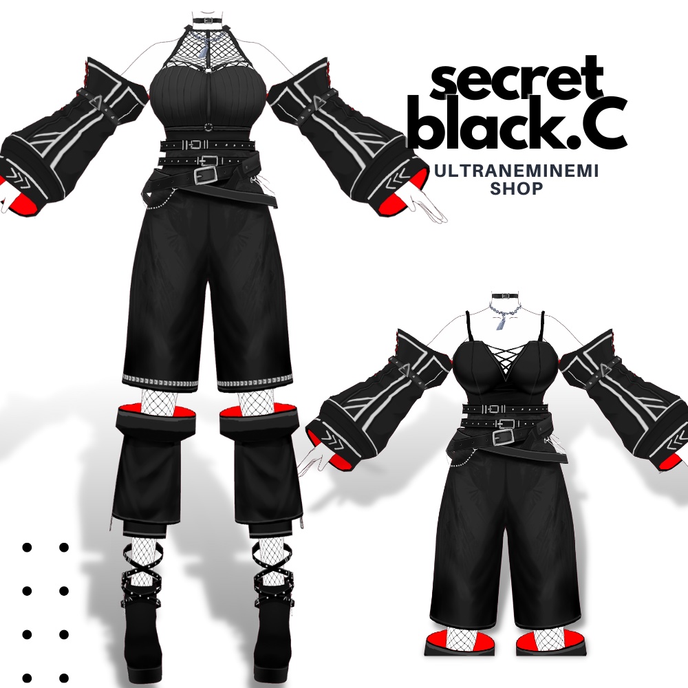 NEW!【vroid衣装】secretblack