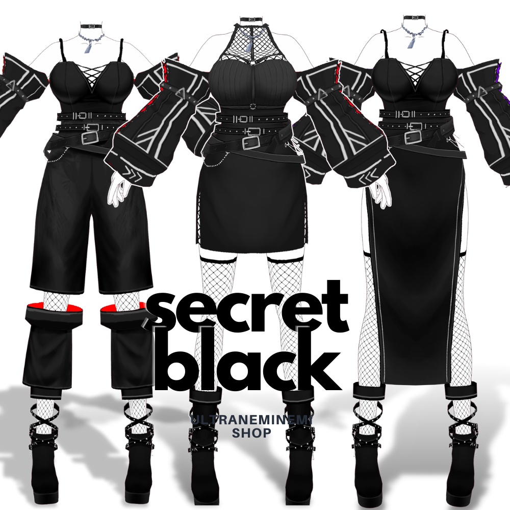 NEW!【vroid衣装】secretblack