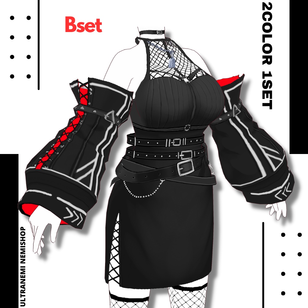 NEW!【vroid衣装】secretblack