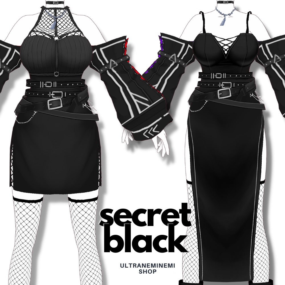NEW!【vroid衣装】secretblack