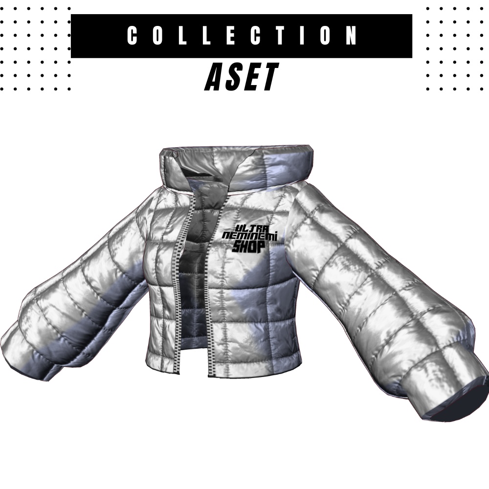 【vroid】クラブのBOSSBitc*&ねみのダウンジャケット