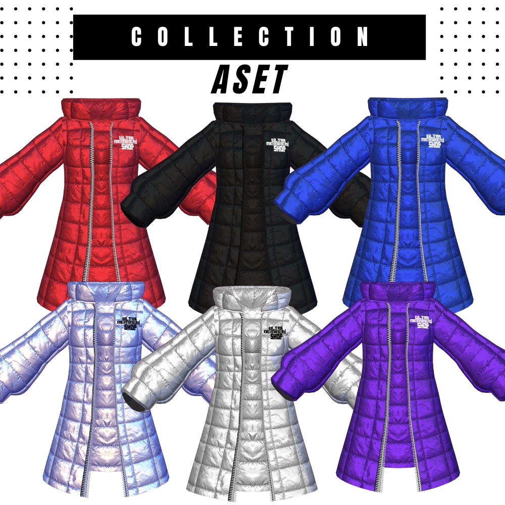 【vroid】クラブのBOSSBitc*&ねみのダウンジャケット