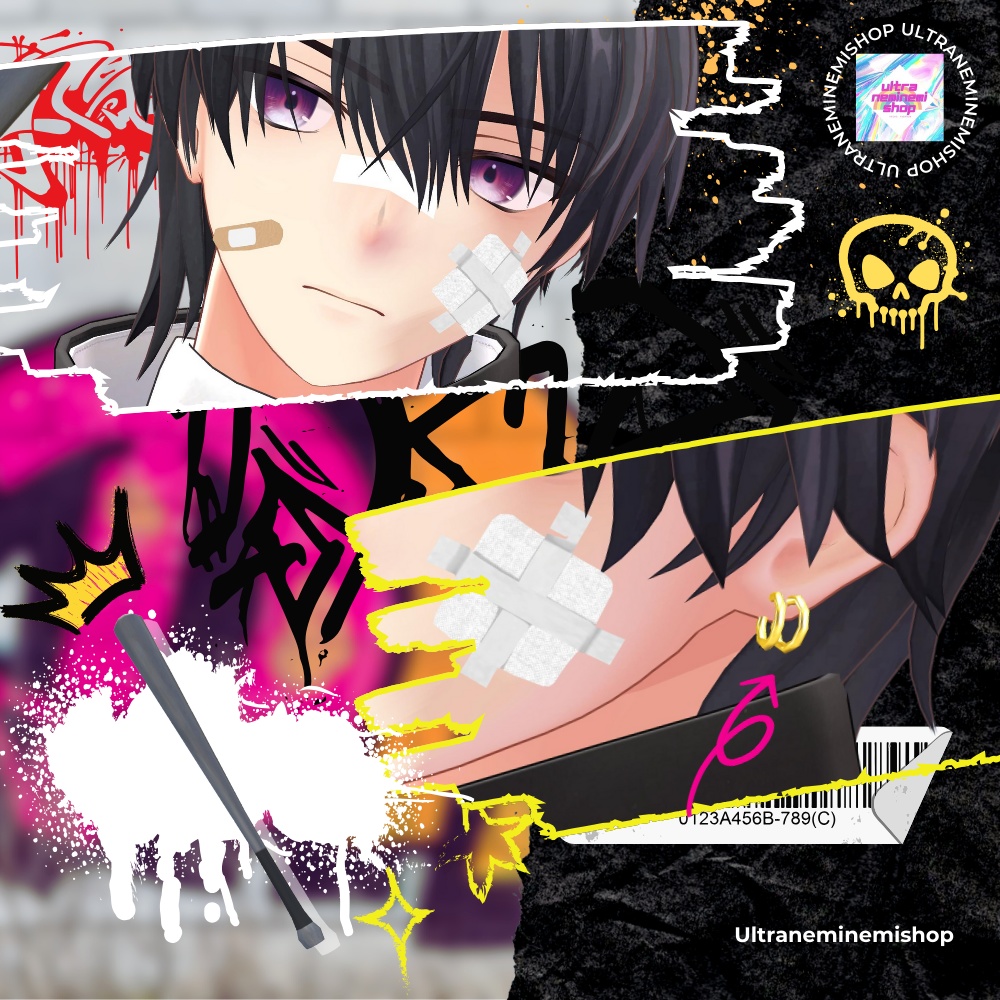 【享矢君専用】モチーフスクールバッグ+不良セット #Ultraneminemishop