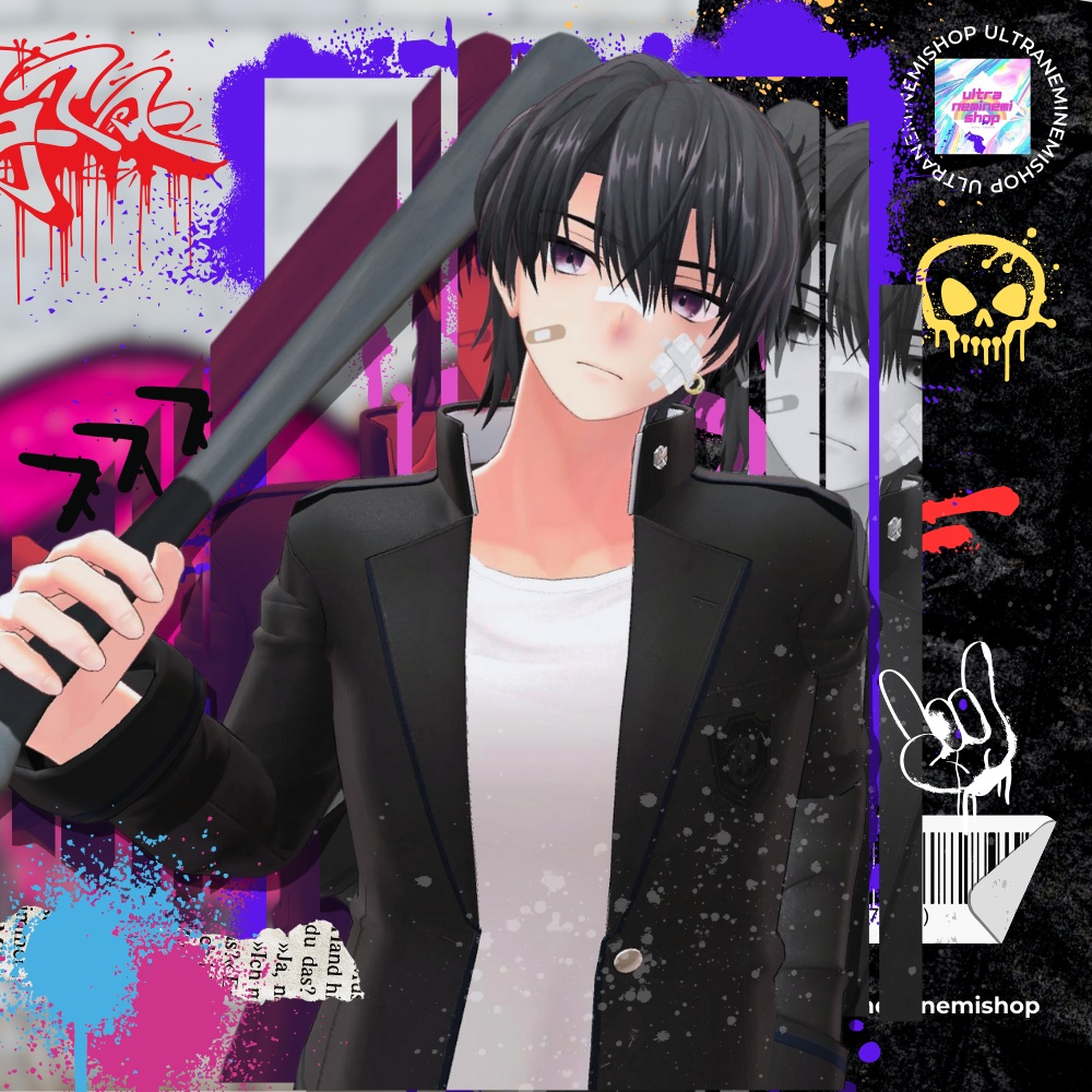 【享矢君専用】モチーフスクールバッグ+不良セット #Ultraneminemishop