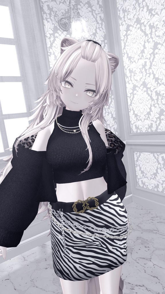 【9アバター対応】韓国ギャルっぽい服 #UltraNemiNemiShop