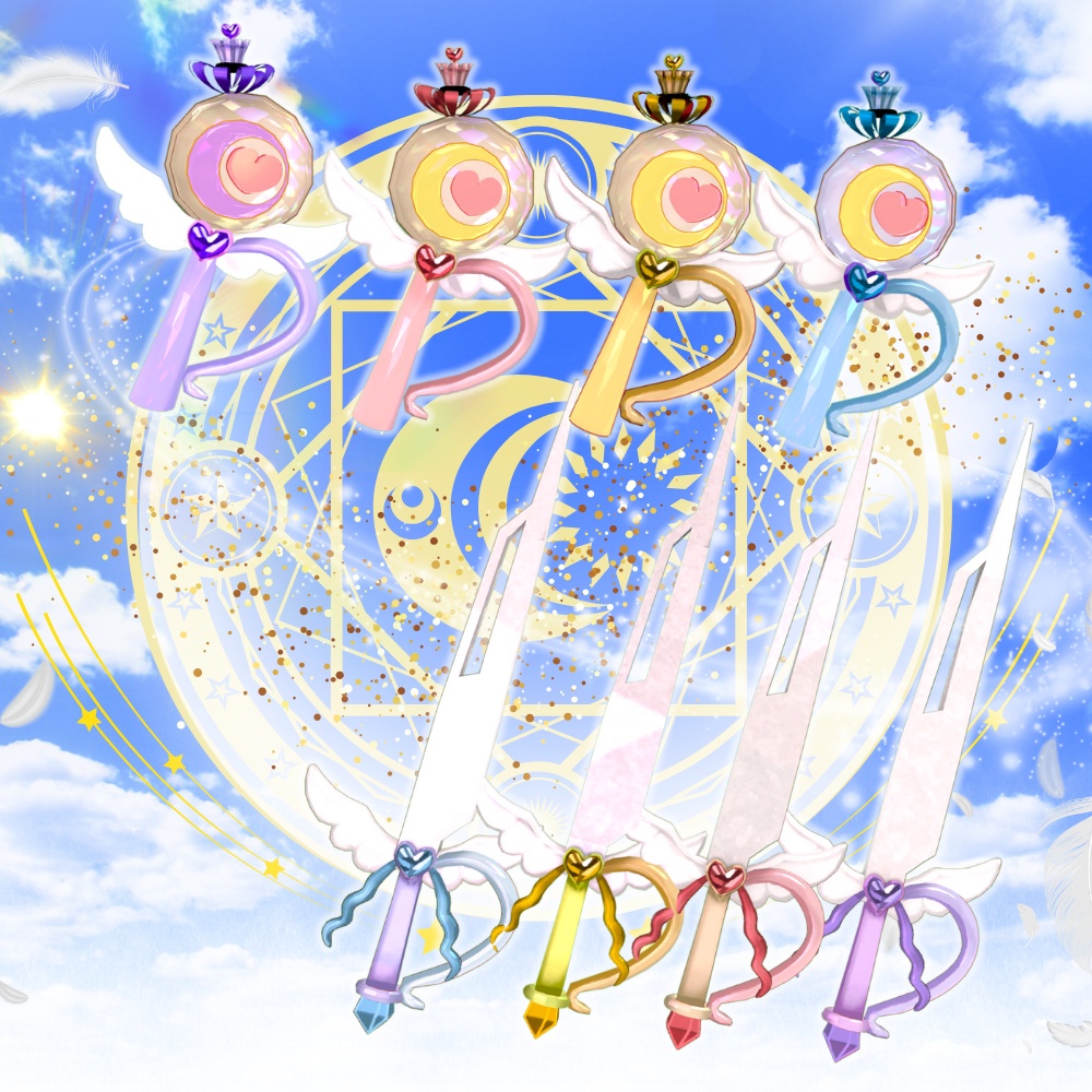 【15アバター対応】それでもまだ少女でいたいの。魔法少女水着服 #UltraNemiNemiShop