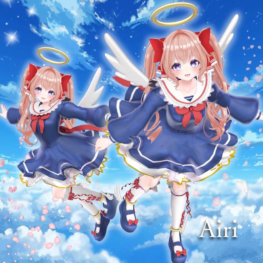 【複数アバター対応】ギャルゲっぽいヘアアクセサリー #UltraNemiNemiShop