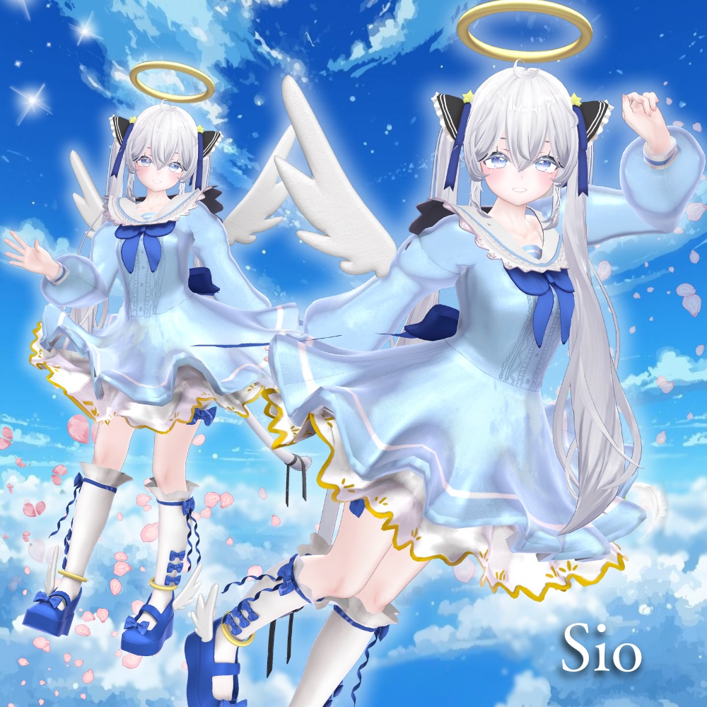 【複数アバター対応】ギャルゲっぽいヘアアクセサリー #UltraNemiNemiShop