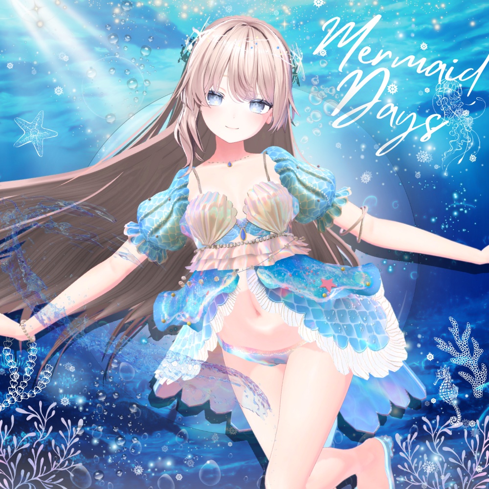 初回セール中【8アバター対応】Mermaid Days #UltraNemiNemiShop