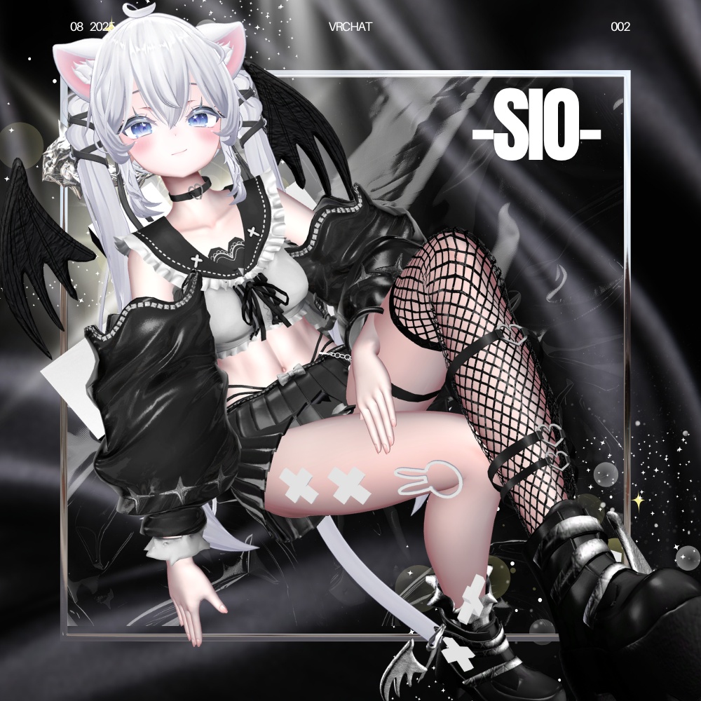🌟SAIL中🌟えちかわ💜パンク地雷系ギャル服【21アバター対応】 #UltraNemiNemiShop