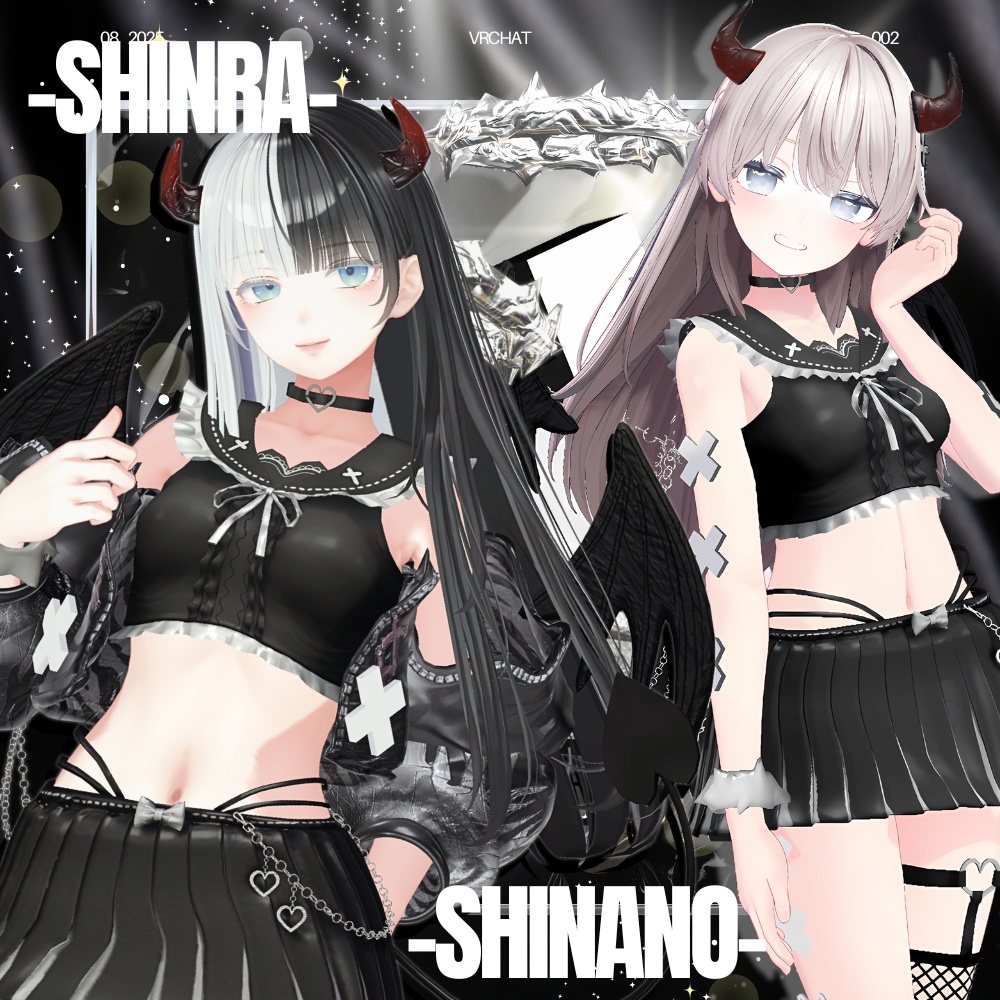 🌟SAIL中🌟えちかわ💜パンク地雷系ギャル服【21アバター対応】 #UltraNemiNemiShop