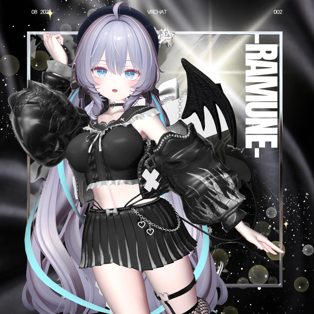 🌟SAIL中🌟えちかわ💜パンク地雷系ギャル服【21アバター対応】 #UltraNemiNemiShop