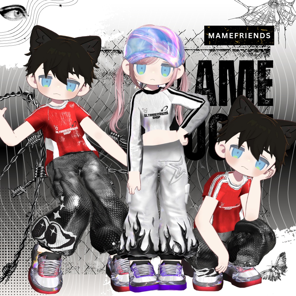 FLAME GROOVE /フレイムグルーヴ 【複数アバター対応】 #UltraNemiNemiShop