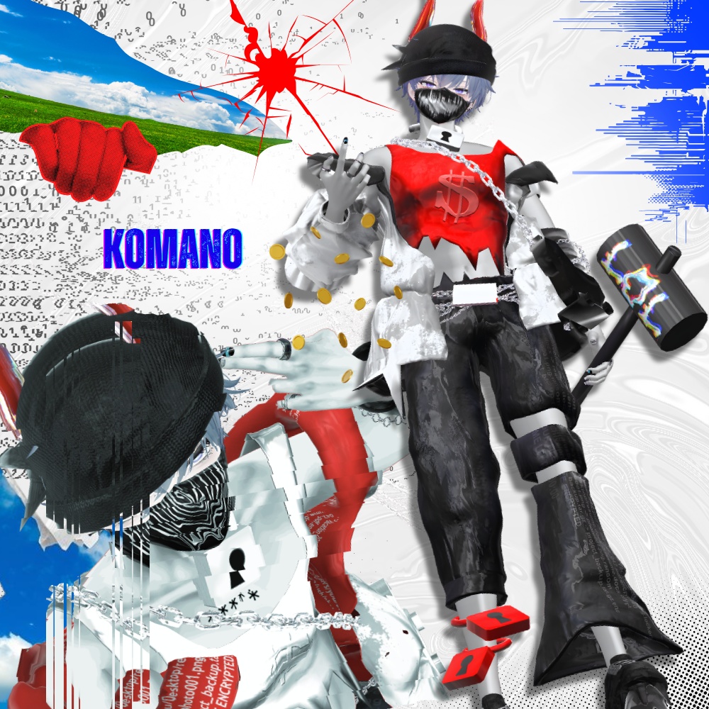 🔐ランサムウェアー/Ransomwear【複数アバター対応】 #UltraNemiNemiShop