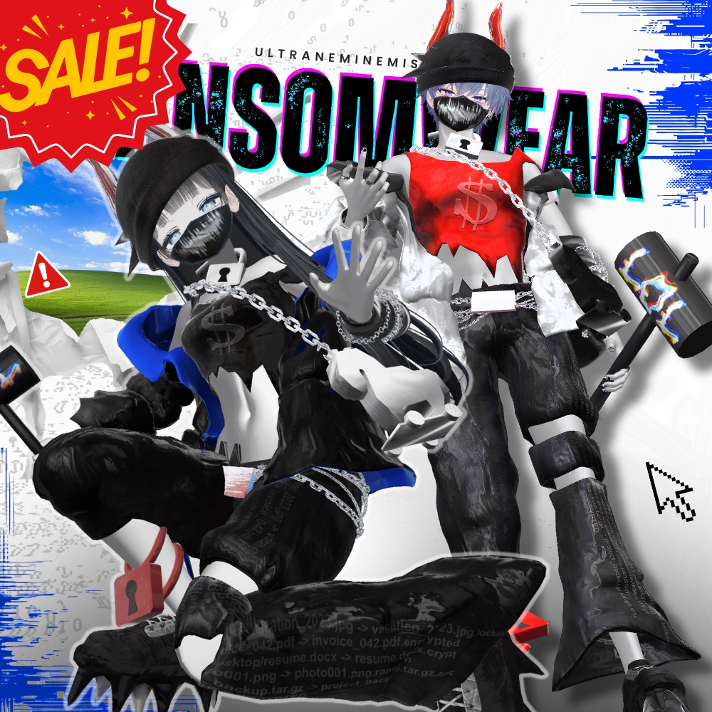 ランサムウェアー/Ransomwear【複数アバター対応】　#UltraNemiNemiShop