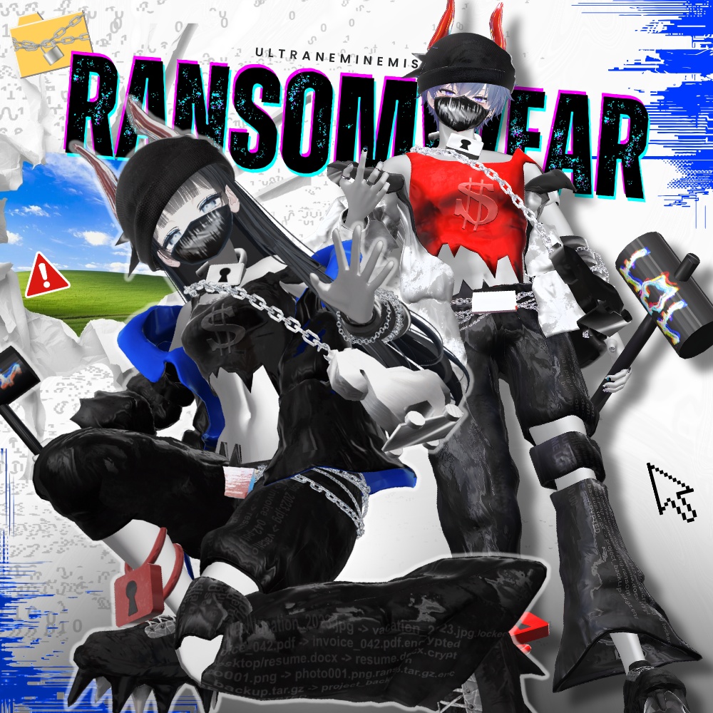 ランサムウェアー/Ransomwear【複数アバター対応】 #UltraNemiNemiShop
