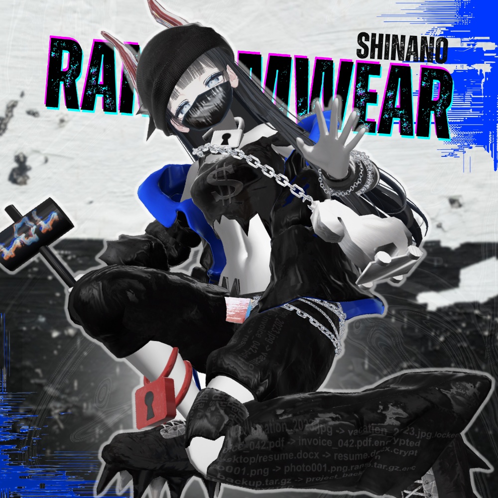 🔐ランサムウェアー/Ransomwear【複数アバター対応】 #UltraNemiNemiShop