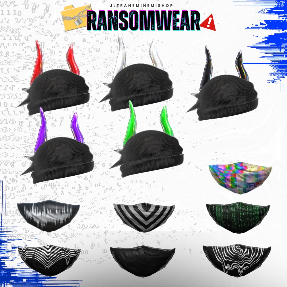 🔐ランサムウェアー/Ransomwear【複数アバター対応】 #UltraNemiNemiShop