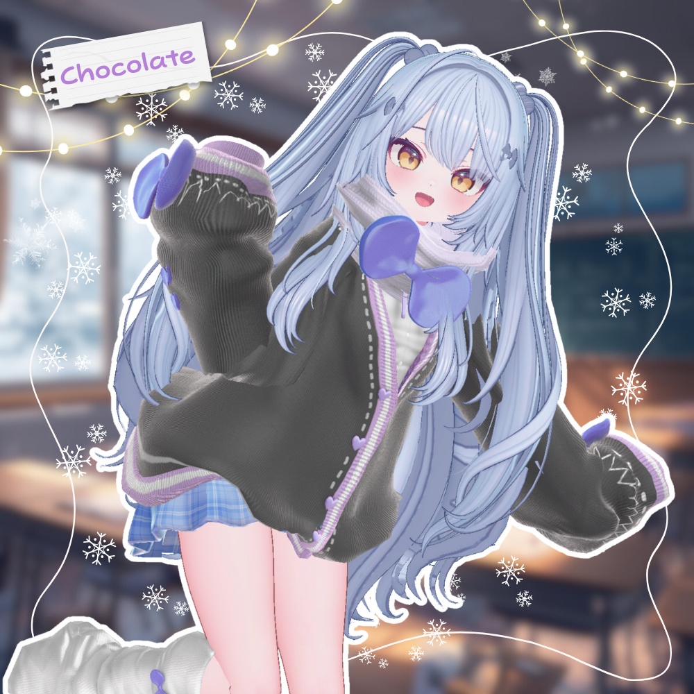 【ラムネ・愛莉対応追加】ピュアらぶ❤ファンシーカーディガン【複数アバター対応】 #UltraNemiNemiShop