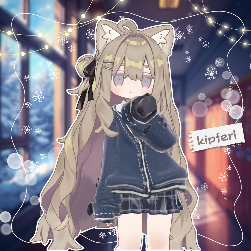 【ラムネ・愛莉対応追加】ピュアらぶ❤ファンシーカーディガン【複数アバター対応】 #UltraNemiNemiShop