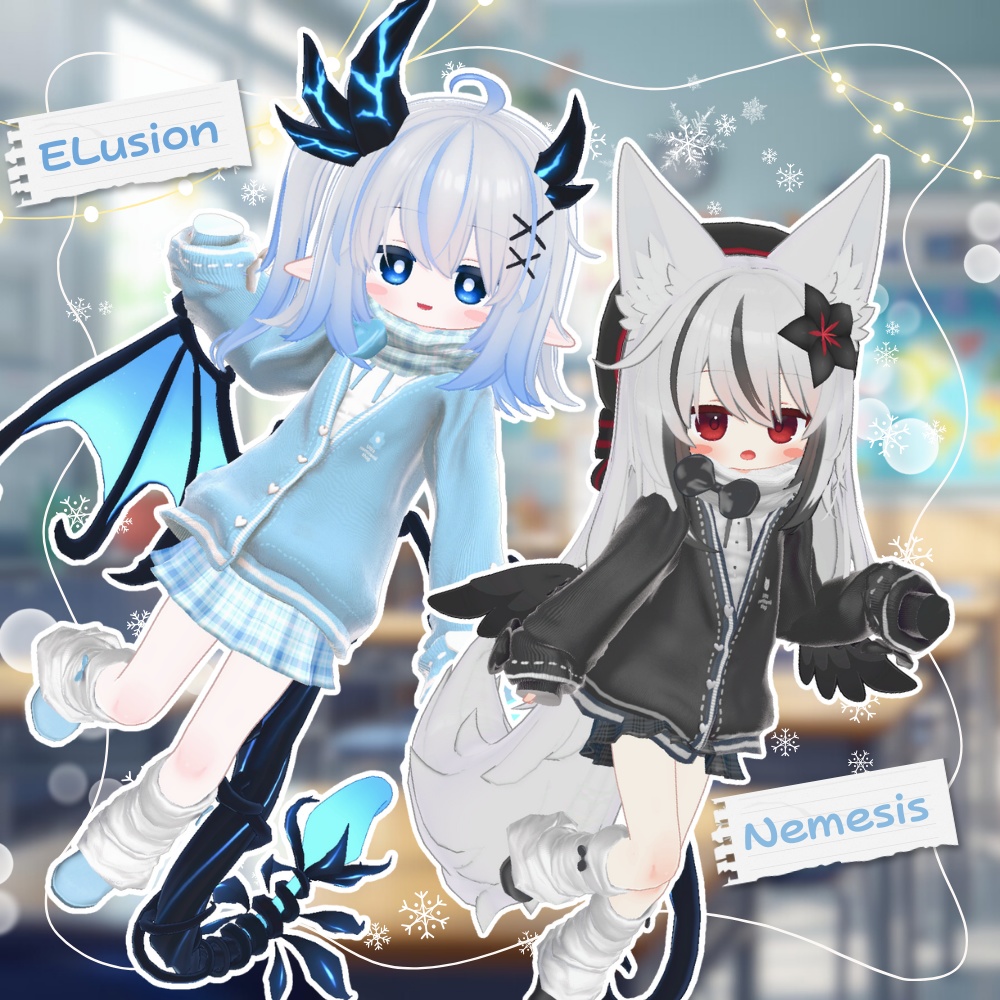 【ラムネ・愛莉対応追加】ピュアらぶ❤ファンシーカーディガン【複数アバター対応】 #UltraNemiNemiShop