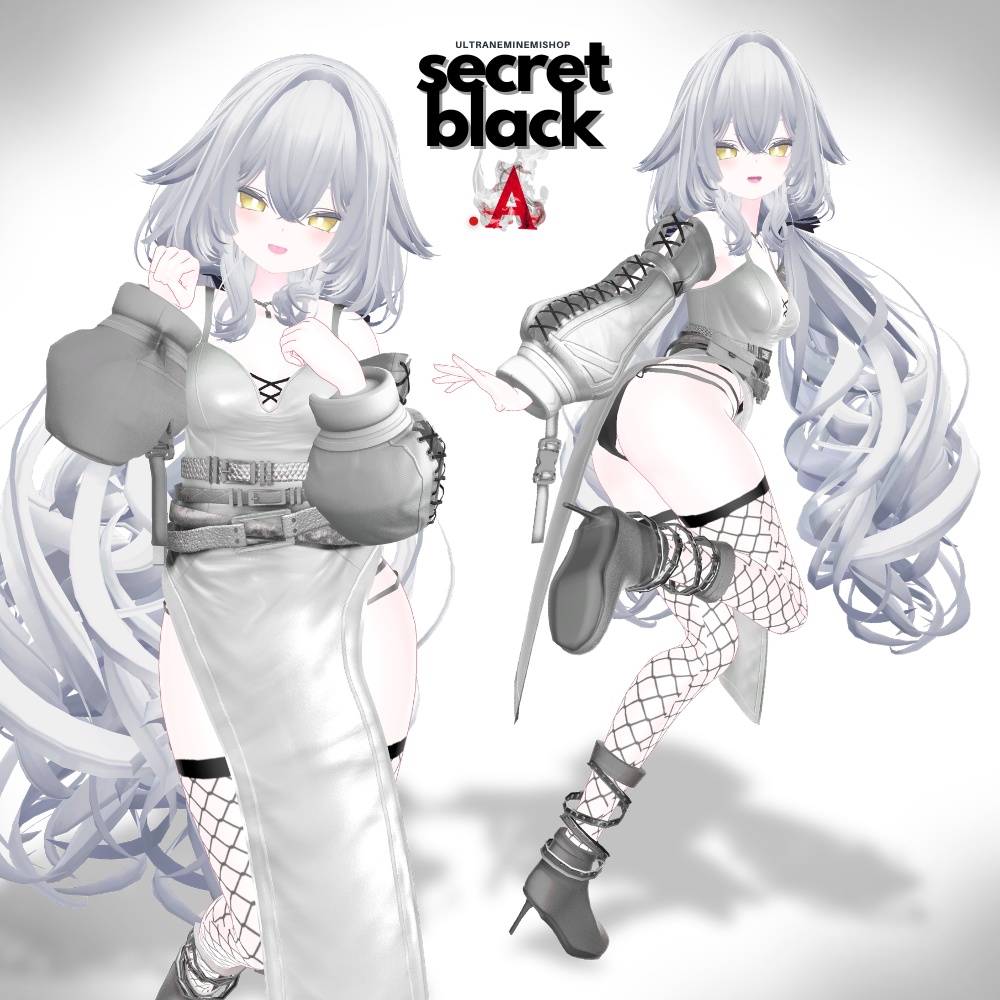🌟7時間限定セール🌟【12アバター対応】secret black 「.A」SBシリーズ第1弾 #UltraNemiNemiShop