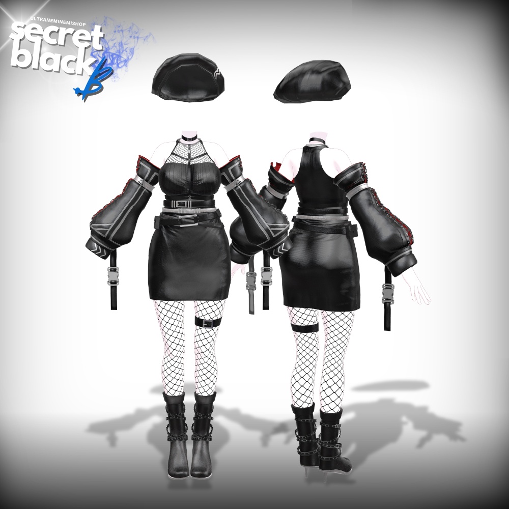 🌟初回限定セール🌟【6アバター対応】secret black 「.B」SBシリーズ第2弾 #UltraNemiNemiShop