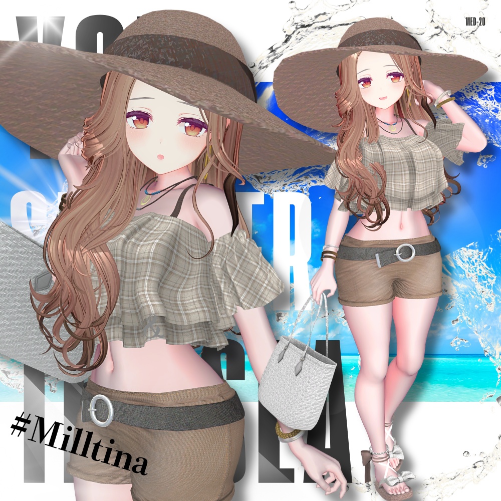 🌟初回限定セール🌟君と夏と海と。【10アバター対応】 #UltraNemiNemiShop