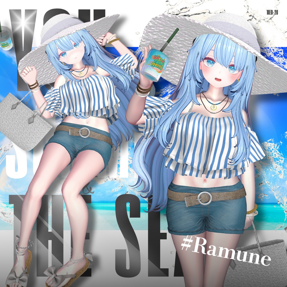 🌟初回限定セール🌟君と夏と海と。【10アバター対応】 #UltraNemiNemiShop