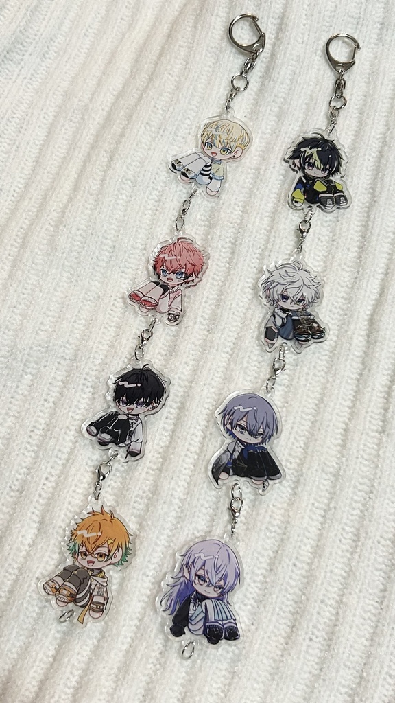 めちゃつえー連結アクキー