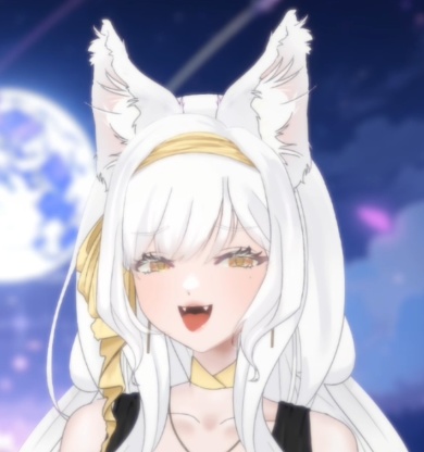 20% Sale! 【live2d Model】White fox/白いキツネ【VTS対応】限定一点!