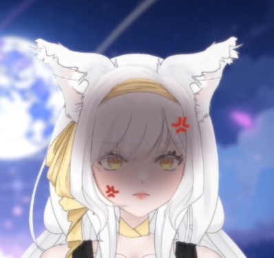 20% Sale! 【live2d Model】White fox/白いキツネ【VTS対応】限定一点!