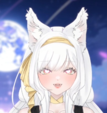 20% Sale! 【live2d Model】White fox/白いキツネ【VTS対応】限定一点!