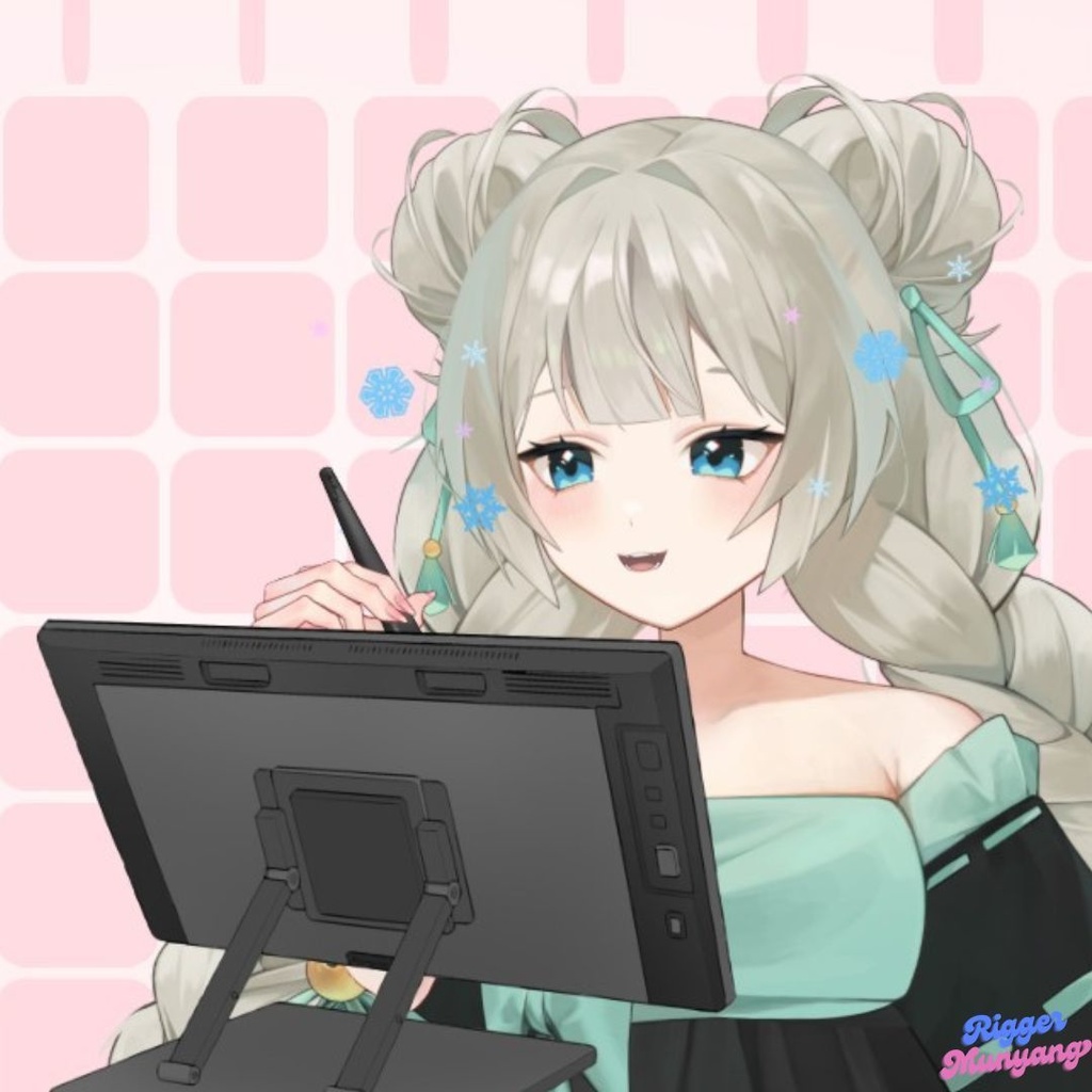 物理対応・動くLive2Dタブレット手 Asset /Physics Applied Live2D Tablet Hand Asset