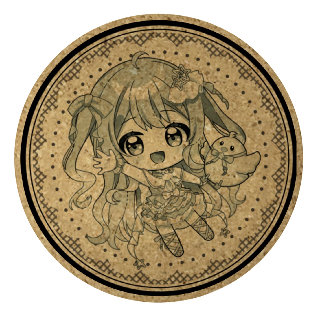 夢虹　コルクコースター