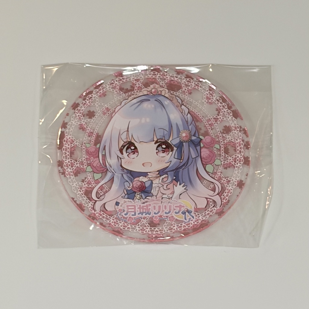 さくらフレークアクリルコースター_月城リリナ