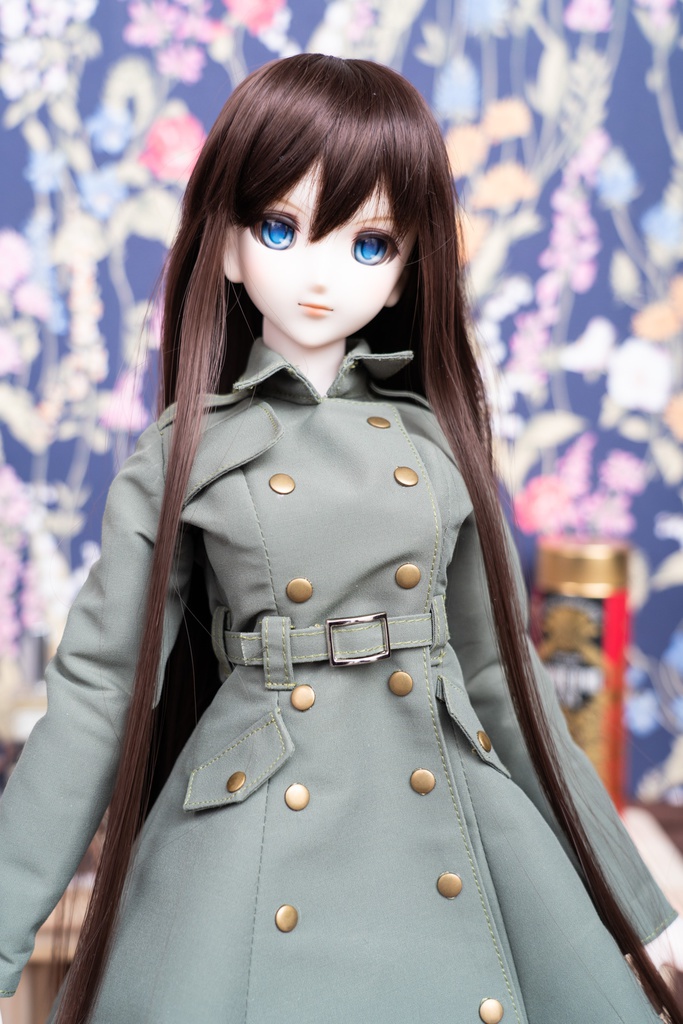 DDサイズ用トレンチコート ミリタリーグリーン