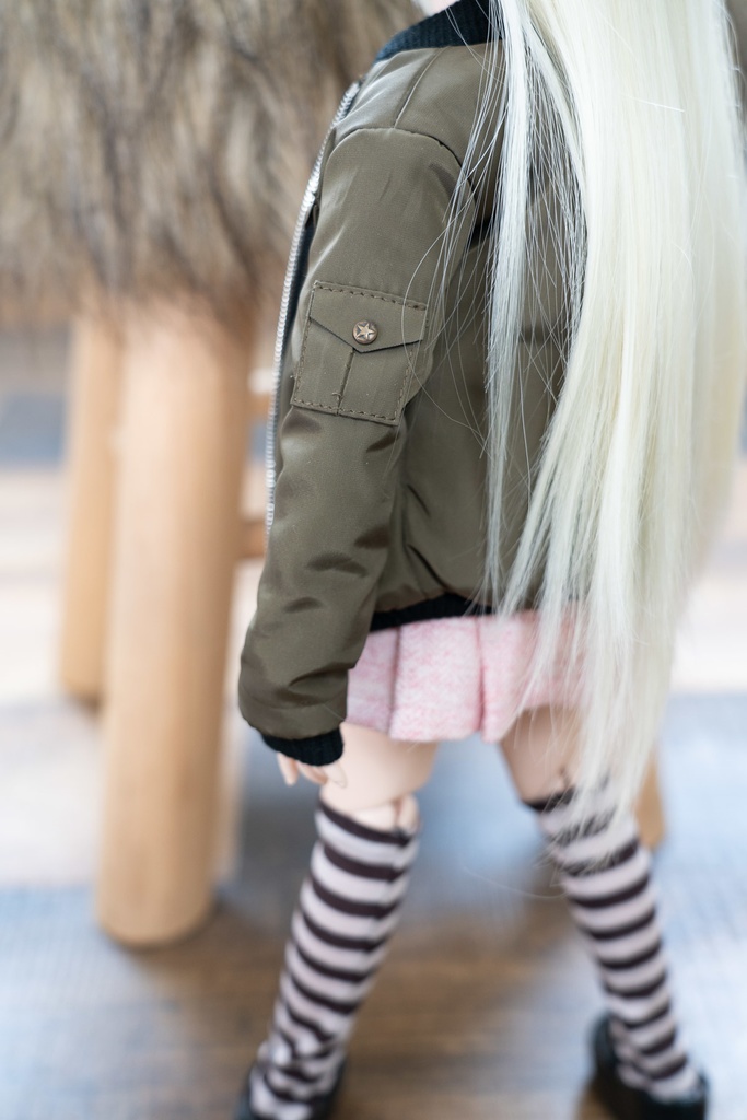 MDD/DDPサイズ フライトジャケット(カーキ)