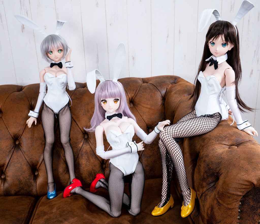 DD/DDSサイズバニーガールセット(白)